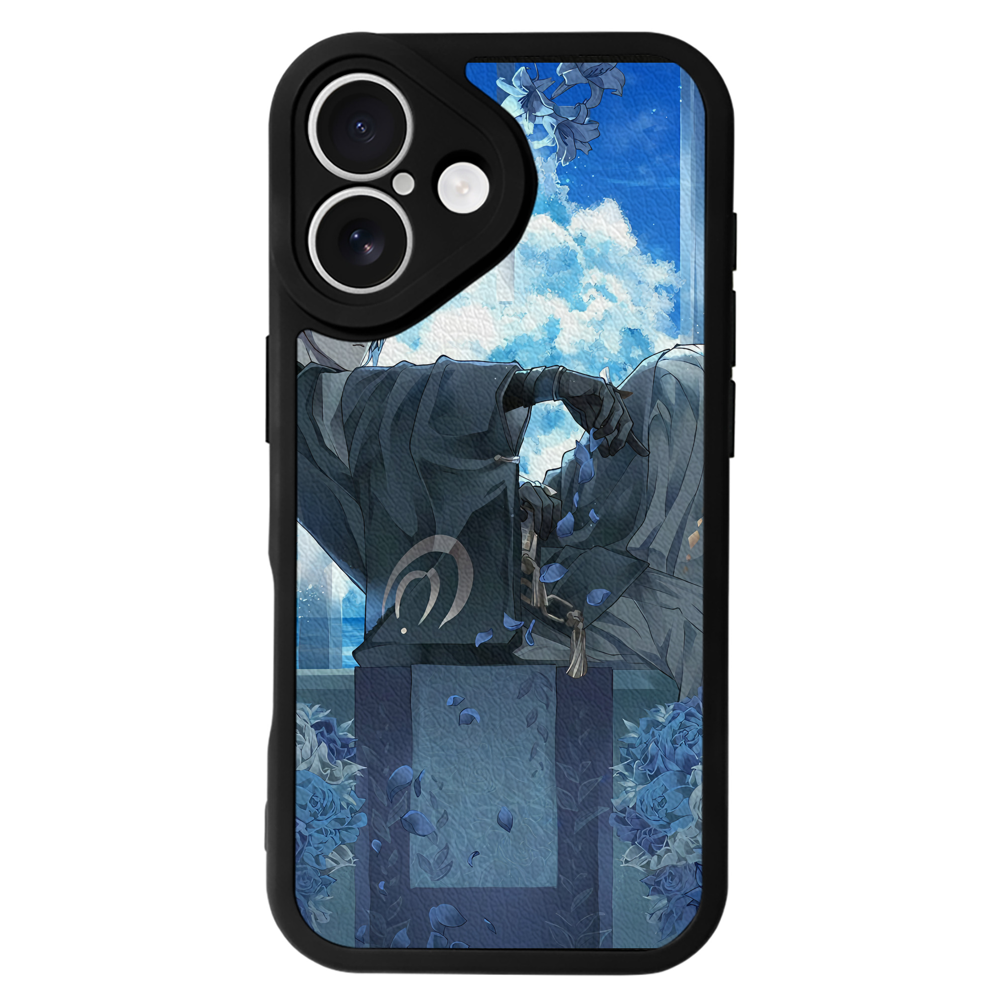 （画像用） 刀剣乱舞 Touken Ranbu 【iPhone 16シリーズ対応】シリコンスマホケース（レザー調） 材質：シリコン